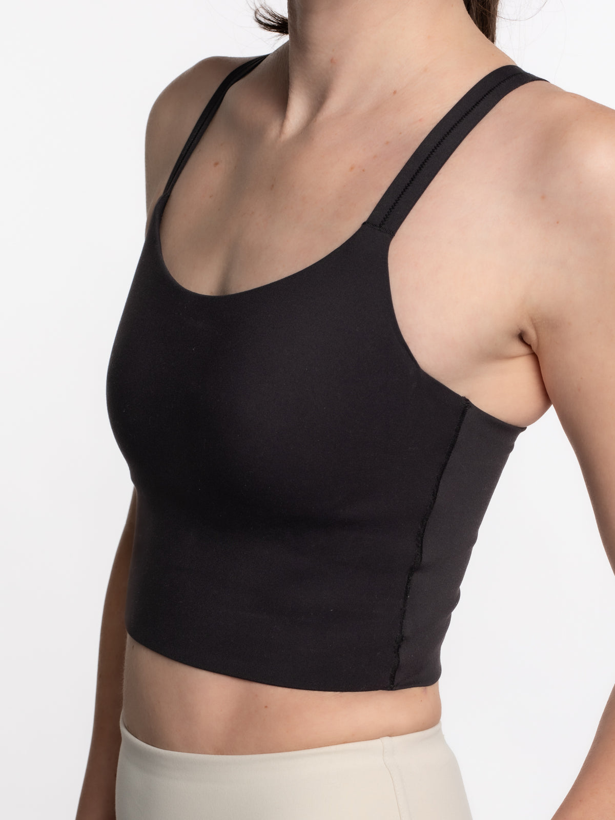 Mymotus Ladies Crop Bra Jet Black FB132