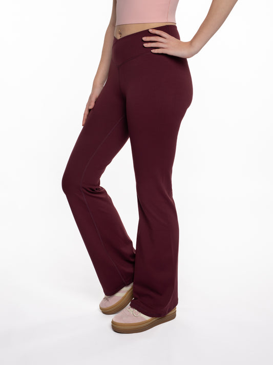 Mymotus Ladies Fitness Yoga Tight Windsor Wine YW54