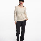 Mymotus Ladies Longsleeve Shirt Oat Milk YW33