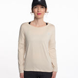 Mymotus Ladies Longsleeve Shirt Oat Milk YW33