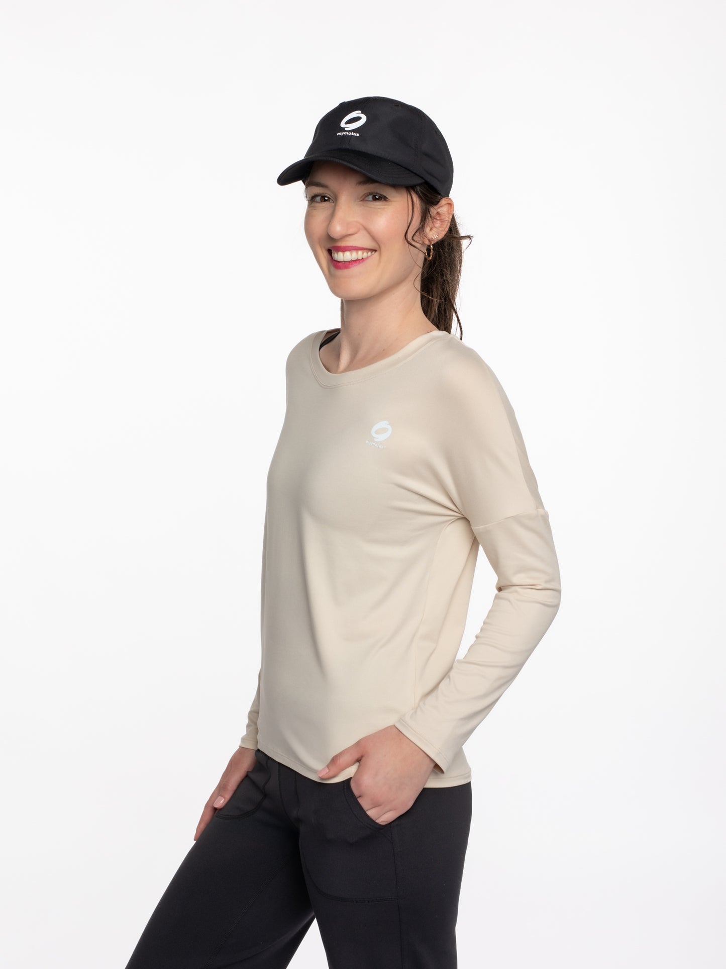Mymotus Ladies Longsleeve Shirt Oat Milk YW33
