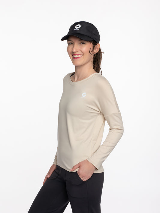 Mymotus Ladies Longsleeve Shirt Oat Milk YW33