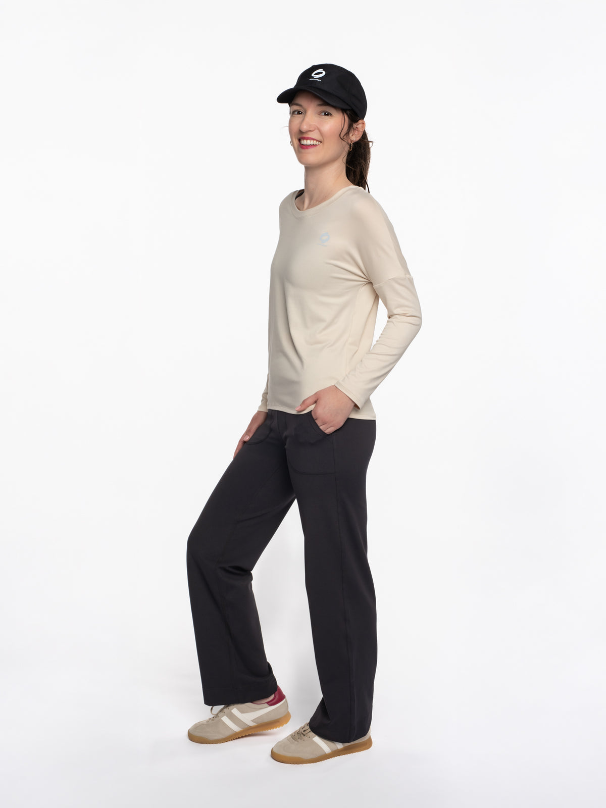 Mymotus Ladies Longsleeve Shirt Oat Milk YW33