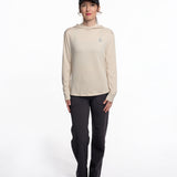 Mymotus Ladies Kapuzen Shirt Oat Milk YW35