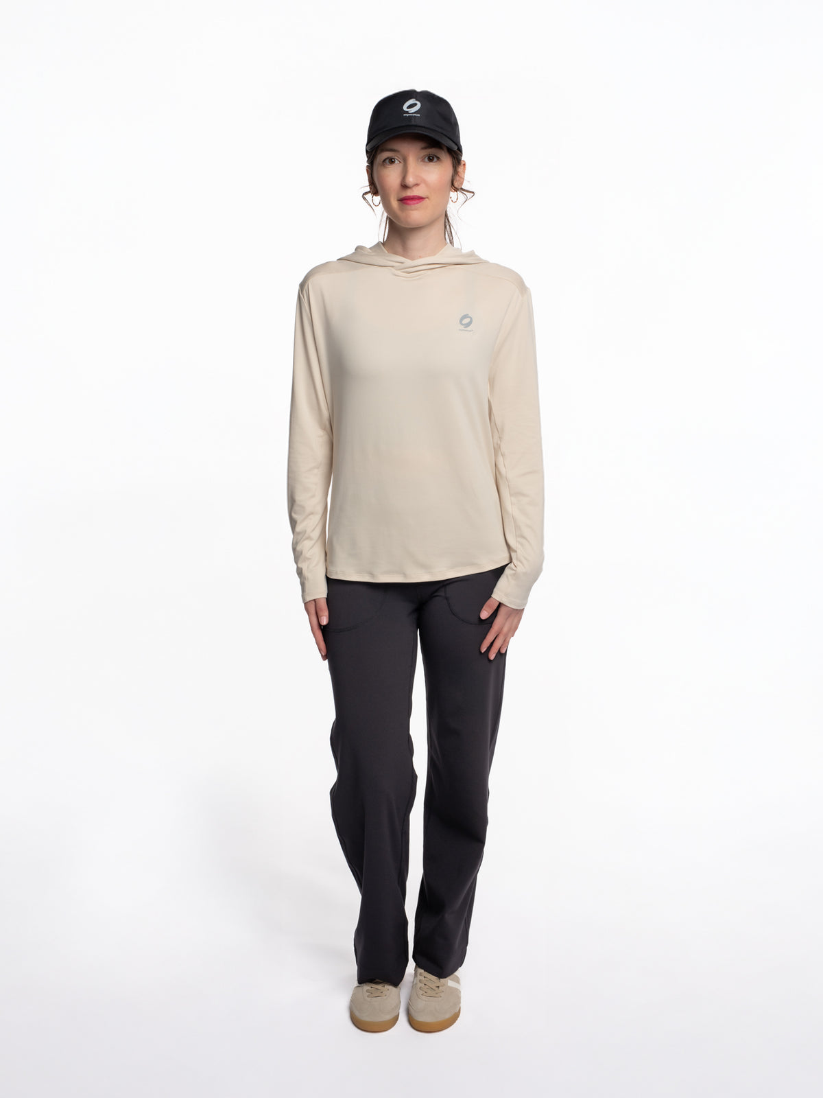 Mymotus Ladies Kapuzen Shirt Oat Milk YW35