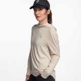 Mymotus Ladies Kapuzen Shirt Oat Milk YW35