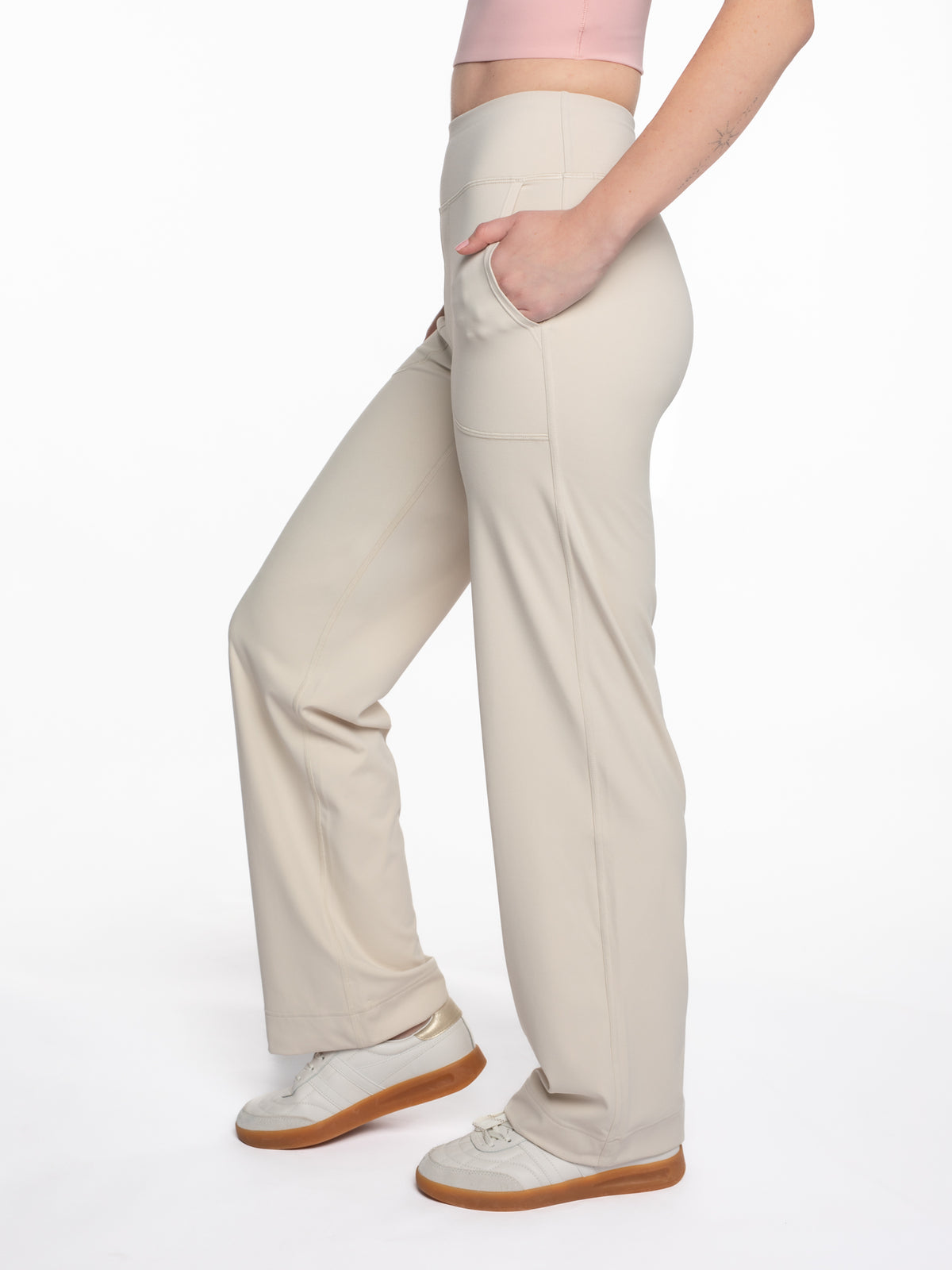 Mymotus Ladies Fitness Jazzpant Oat Milk YW101