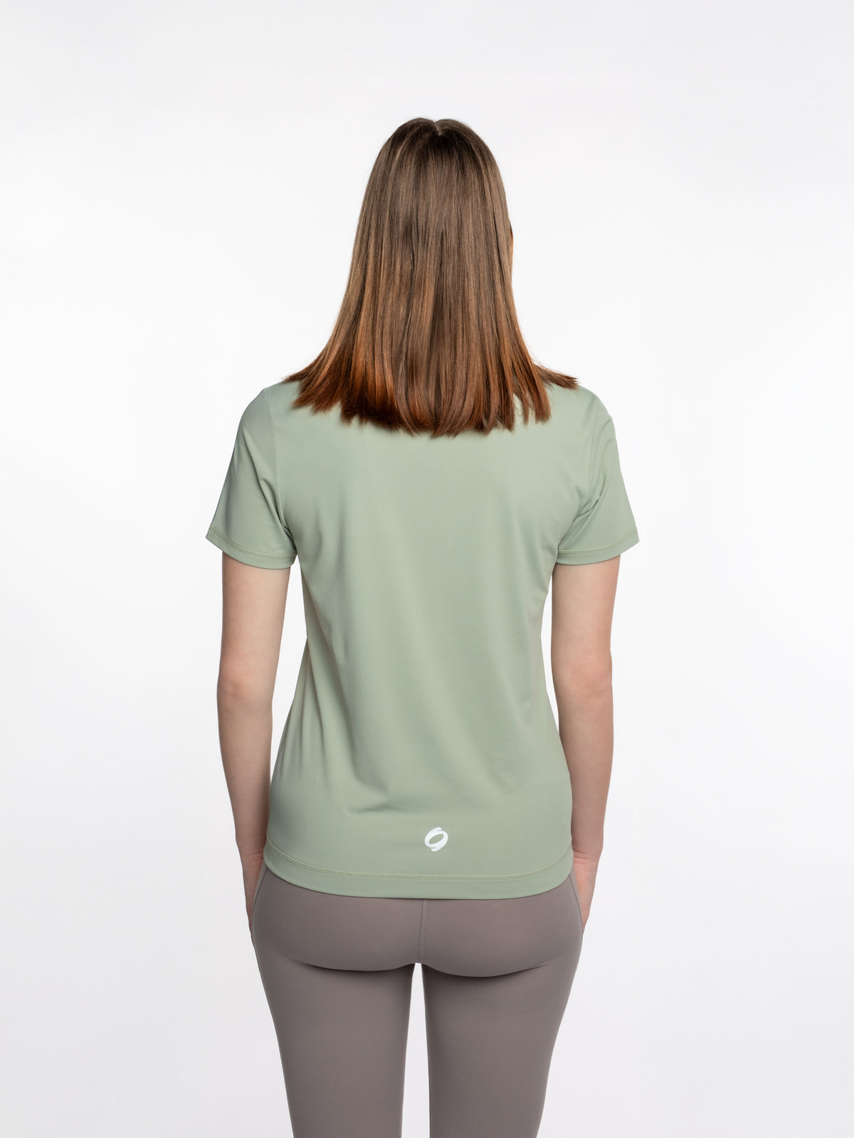 Mymotus Ladies V-neck T-shirt Tea Green YW25