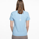 Mymotus Ladies V-neck T-shirt Dutch Canal Blue YW25