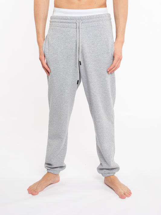 Mymotus Men Jogging Hose Silvergrey Melange RM92