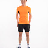 Mymotus Men Comfort Running T-Shirt Shocking Orange RM23