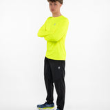 Mymotus Men Comfort Running Longsleeve Shirt Neon Gelb
