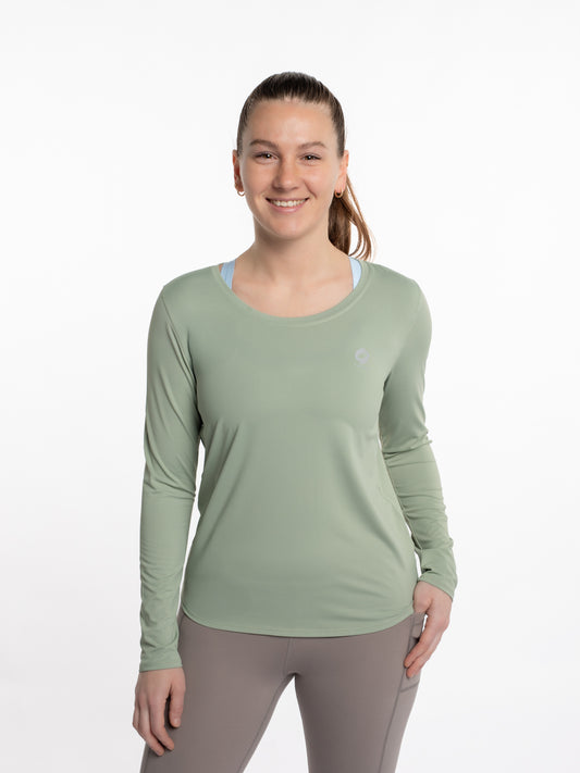 Mymotus Ladies Longsleeve Shirt Tea Green