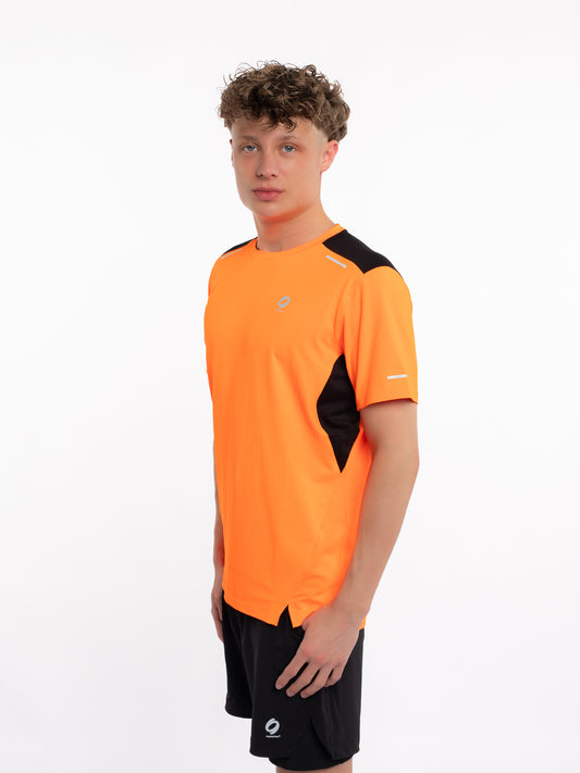 Mymotus Men Comfort Running T-Shirt Shocking Orange RM21