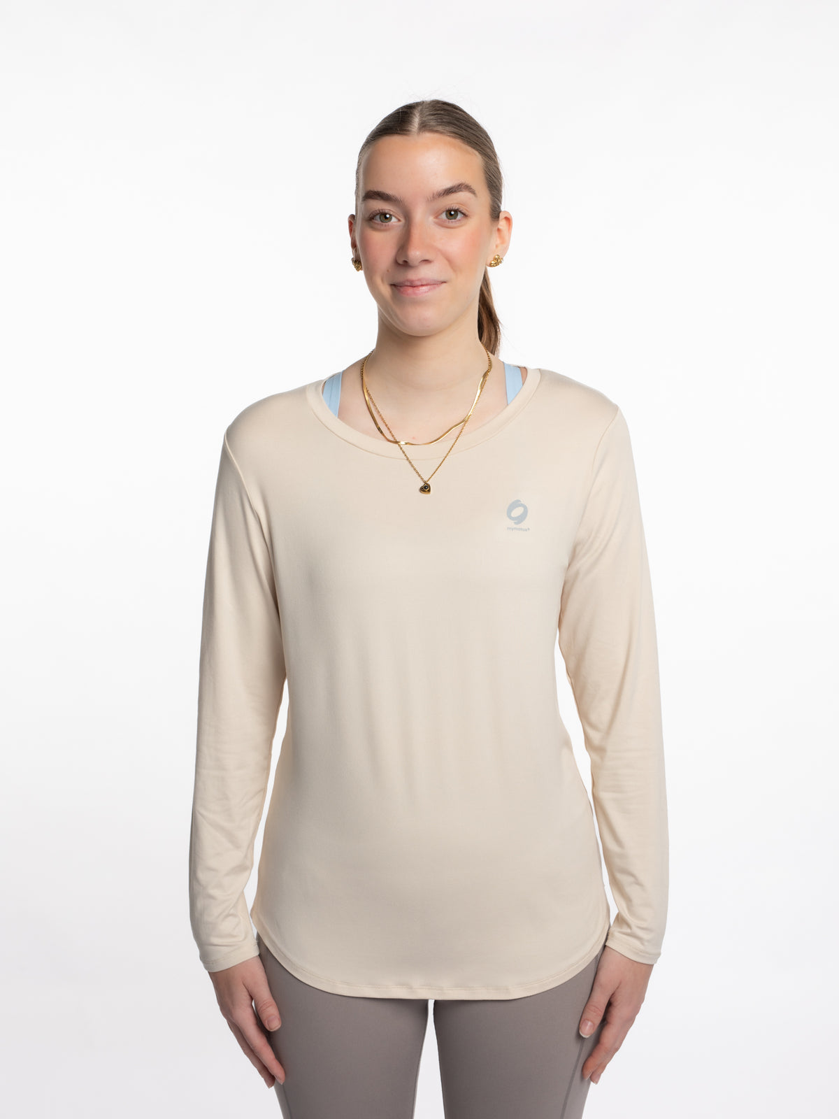 Mymotus Ladies Longsleeve Shirt Oat Milk YW34