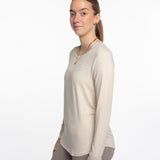 Mymotus Ladies Longsleeve Shirt Oat Milk YW34