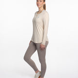 Mymotus Ladies Longsleeve Shirt Oat Milk YW34