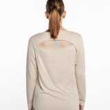 Mymotus Ladies Longsleeve Shirt Oat Milk YW34