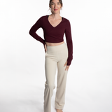 Mymotus Ladies Fitness Jazzpant Oat Milk YW101