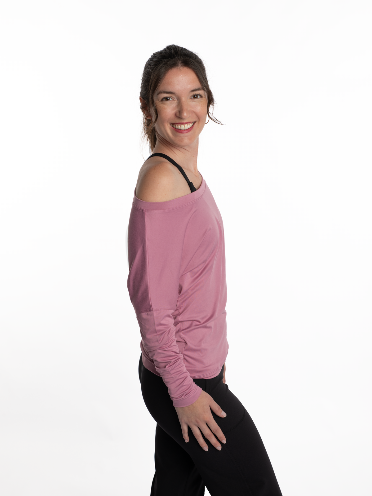 Mymotus Ladies Longsleeve Relax Yoga Shirt Soft Rose YW37
