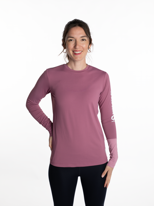 Mymotus Ladies Comfort Running Longsleeve Shirt Bordeaux RW35