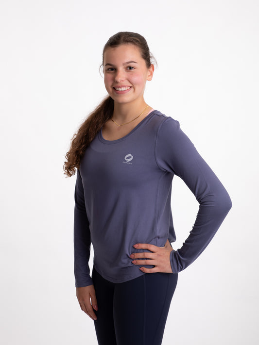 Mymotus Ladies Longsleeve Shirt Nightshadow Blue YW31