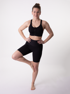 Mymotus Ladies Fitness Tight short Jet Black YW71