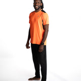 Mymotus Men Comfort Running T-Shirt Shocking Orange RM21